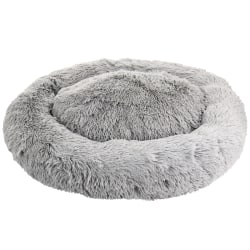 Gibson Home Bow Wow Buddy Pet Bed, 30" x 30", Shaggy Gray
