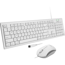 Macally Full Size USB Keyboard and Optical USB Mouse Combo  - QKEYCOMBO
