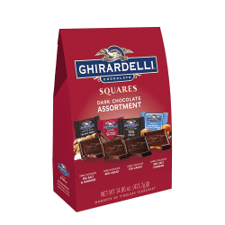 Ghirardelli® Chocolate Squares, Premium Dark Chocolate Assortment, 14.86 Oz Bag