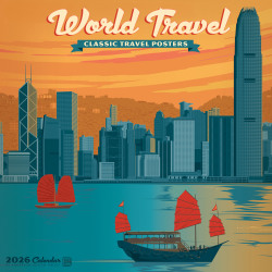2026 Willow Creek Press Scenic Monthly Wall Calendar, 12" x 12", World Travel (ADG), January To December, 53331
