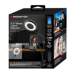 Monster Cable LED Ring Light, 3-1/2", Multicolor/White