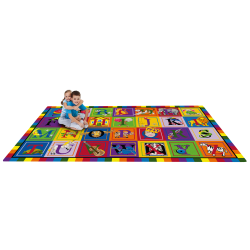 Flagship Carpets ABC Blocks Rug, 10' 9" x 13' 2", Multicolor