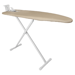 Hospitality 1 Source Bungee Ironing Board Covers, With Iron Connection, 53" x 14", Khaki, Pack Of 12 Covers