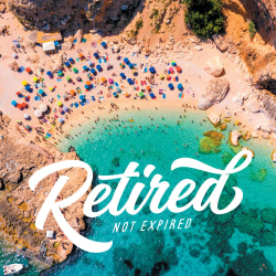Retired Not Expired - picture book (hardback)