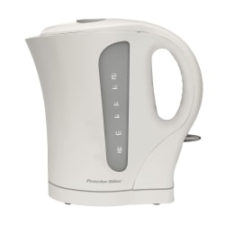 Proctor Silex 1.7L Plastic Cordless Electric Kettle, White