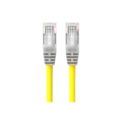 Belkin - Crossover cable - RJ-45 (M) to RJ-45 (M) - 10 ft - UTP - CAT 5e - yellow