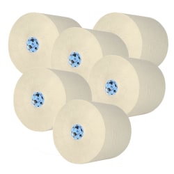 Scott® Pro 1-Ply Hard Roll Paper Towels, with Absorbency Pockets, White, 900' Per Roll, Pack Of 6 Rolls