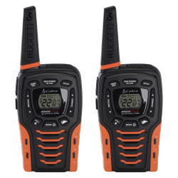 Cobra® 35-Mile Range Waterproof 2-Way Radio, Black, 2-Pack, ACXT645