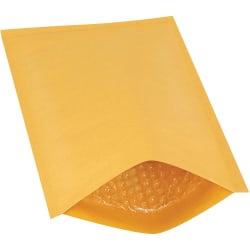 Partners Brand Kraft Heat-Seal Bubble Mailers, #1, 7 1/4" x 12", Pack Of 100