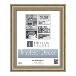 Timeless Frames Patricia Frame, 11" x 14", Silver
