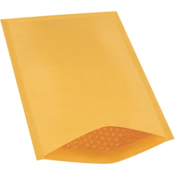 Partners Brand Kraft Heat-Seal Bubble Mailers, #3, 8 1/2" x 14", Pack Of 100