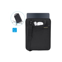 Techprotectus Vertical Laptop Sleeve, 12", Black