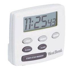 West Bend Single Channel Timer, White