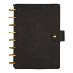 Citrine 12-Month Monthly/Weekly Discbound Planner, 5-13/16" x 8", Midnight Floral, July 2026-June 2027, Total Qty 1
