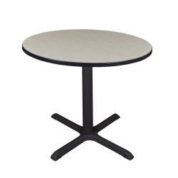 Regency Cain Square X-Base Breakroom Table, 29"H x 36"W x 36"D, Maple