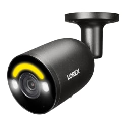 Lorex® IP Wired 4K AI Smart Security Bullet Camera with Smart Lighting and Smart Motion Detection, Black