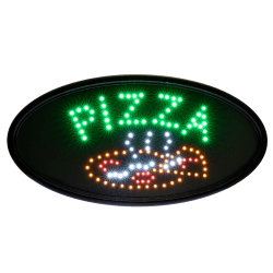 Alpine LED Sign, 14" x 23" x 1", Pizza, 12W