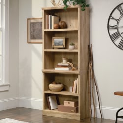 Sauder® Aspen Post 71"H Traditional 5-Shelf Bookcase, Prime Oak®