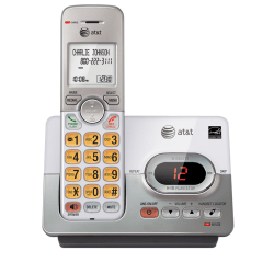AT&T EL52103 DECT 6.0 Expandable Cordless Phone System With Digital Answering Machine