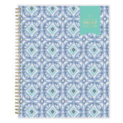 2027 Blue Sky Tile Weekly/Monthly Planning Calendar, 8.5x11, 0%, Frosted PP, Jan-Dec, RY27