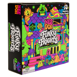 Schylling Inc. NeeDoh Funky Frights Squish-O-Ween Countdown Halloween Advent Calendar, Total Qty 1