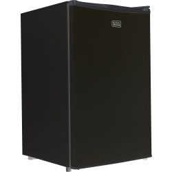 Black+Decker 4.3 Cu. Ft. Compact Refrigerator, Black