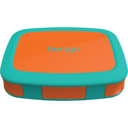 Bentgo Kids Brights Lunch Box, 2"H x 6-1/2"W x 8-1/2"D, Orange