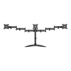 SIIG CE-MT1V12-S1 - Mounting kit (desk stand, 2 articulating arms) - for 3 LCD displays - steel - screen size: 13"-27"