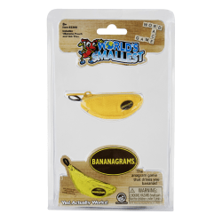 Super Impulse World's Smallest Bananagrams Game, Set Of 145 Pieces