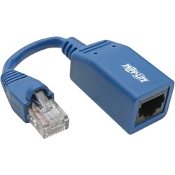 Tripp Lite Cisco Console Rollover Cable Adapter (M/F) - RJ45 to RJ45, Blue, 5 in. - Serial adapter - R - N03405NBL