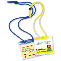Large All-In-One Badge With Cord