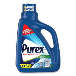 Purex® Liquid Laundry Detergent, Mountain Breeze, 75 oz Bottle, 6/Carton