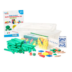 Hand2Mind Individual Student Manipulative Kits, Grades K-2, Set Of 4