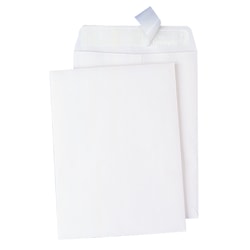 Quality Park® Redi-Strip™ Catalog Envelopes, 11 1/2" x 14 1/2", Self-Adhesive, White, Box Of 100