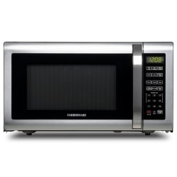 Farberware Professional 1.6 Cu. Ft. Microwave Oven, Silver/Black