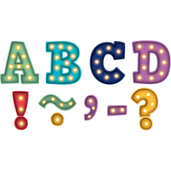 Teacher Created Resources Magnetic Letters, 3", Marquee Bold Block, 55 Pieces