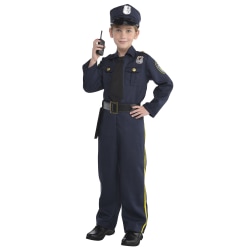 Amscan Police Officer Boys' Halloween Costume, Large, Blue