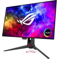 Asus ROG Swift PG27AQDM 27" Class WQHD Gaming OLED Monitor - 16:9 - Black - 26.5" Viewable - OLED - LED Backlight - PG27AQDM