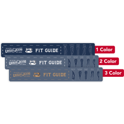 Custom 1, 2 Or 3 Color Printed Labels/Stickers, Rectangle, 1-1/8" x 7-1/2", Box Of 250
