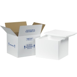 Partners Brand Brand Insulated Corrugated Carton, 12" x 10" x 9"