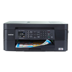 Brother® International Compact MFC-J497DW Wireless Inkjet All-In-One Color Printer