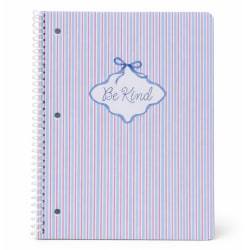 Gartner Studios Spiral Notebook, 8" x 10-1/2", 1 Subject, College Ruled, 70 Sheets, Bow