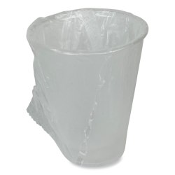 Boardwalk® Plastic Cold Cups, Individually Wrapped, 9 Oz, Clear, Carton Of 1,000 Cups