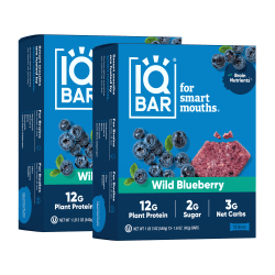 IQ BAR Wild Blueberry Bars  24 1.6 oz