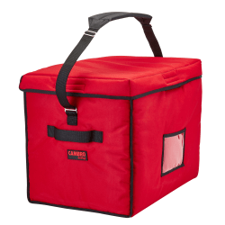 Cambro Delivery GoBags, 21" x 15" x 17", Red, Set Of 4 GoBags