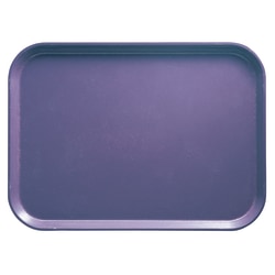 Cambro Camtray Rectangular Serving Trays, 15" x 20-1/4", Grape, Pack Of 12 Trays