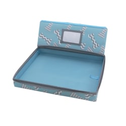 Advantus Rover Pet Travel Storage Bin, 6-1/2"H x 13-1/4"W x 11"L, Blue