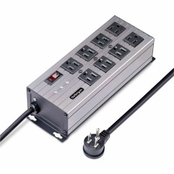 StarTech.com 8-Outlet Industrial Power Strip 125V/15A, EMI/RFI Isolation, Surge Protection, Mountable PDU, 12ft NEMA  - 8N515S12POWERSTRIP
