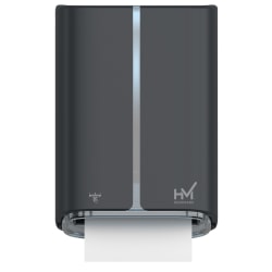 Highmark® Roll Towel Electronic Dispenser, 16-5/8"H x 11-1/2"W x 8-3/4"D, Dark Gray