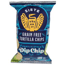 Siete Tortilla Chips, Dip Chip, 5 Oz, Total Qty 12